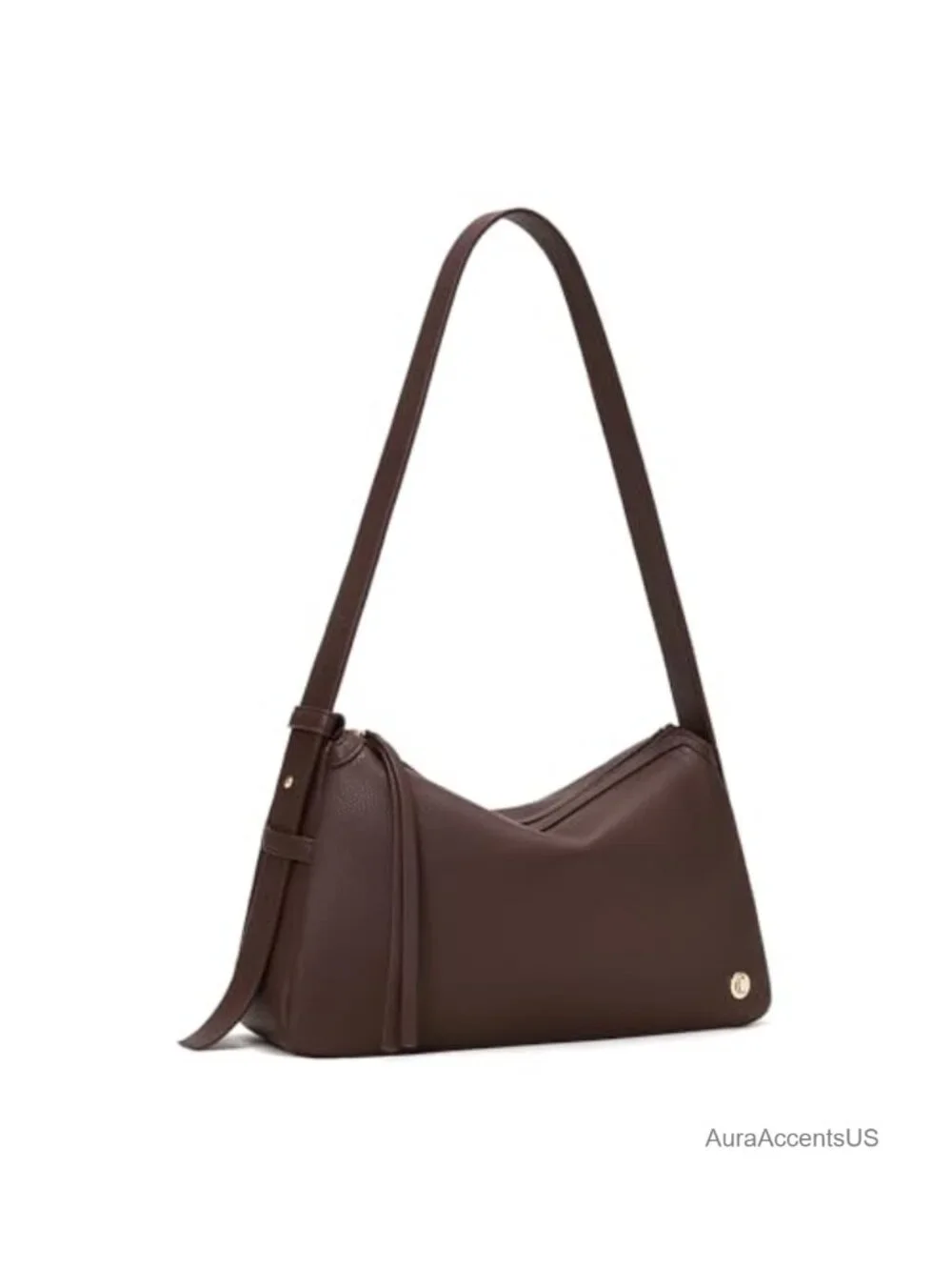 Women's Hobo Shoulder Bag Pebbled Vegan Leather Small Purse